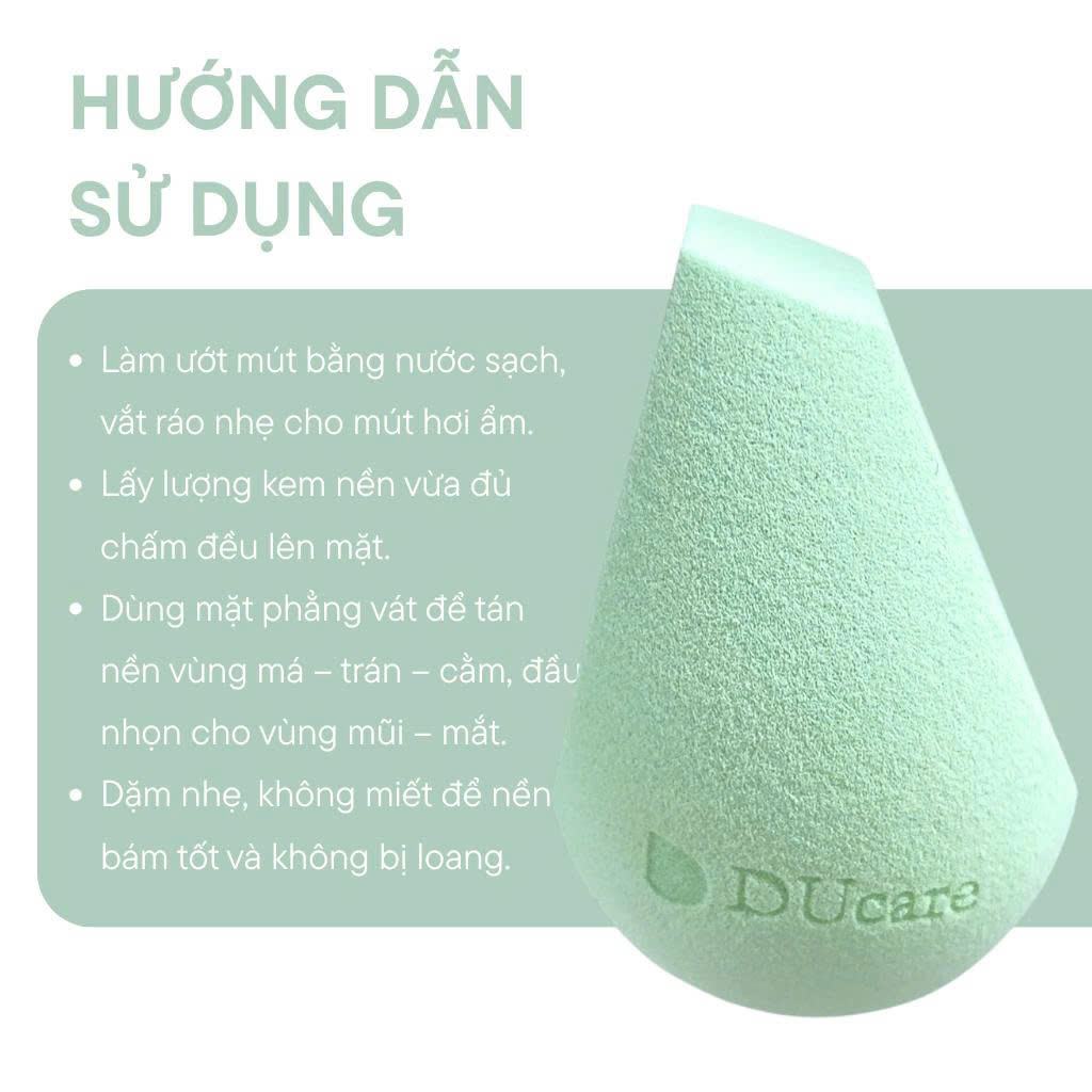 Mút Trang Điểm DUCARE Miracle Foundation Concealer Sponge DUM02